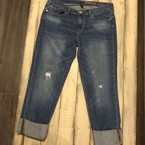 GAP SUPER SOFT PREMIUM STRAIGHT CUFFED JEANS